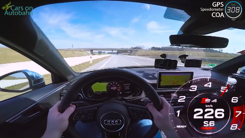 第一人称 奥迪 S4 旅行车 高速驾驶